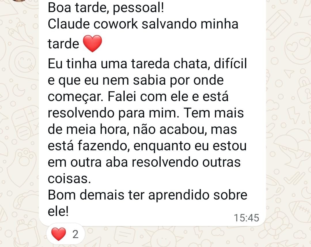 Depoimento de aluno 5